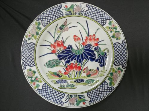 Chinees bord (Macau), handbeschilderd, Antiek en Kunst, Antiek | Wandborden en Tegels, Ophalen of Verzenden