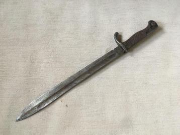 wo1 - Duitse Butcher bajonet 1917 - AG Duisburg, Enlèvement ou Envoi, Armée de terre, Couteau ou Poignard