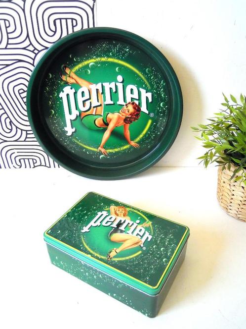 Retro Perrier reclame, Verzamelen, Merken en Reclamevoorwerpen, Zo goed als nieuw, Gebruiksvoorwerp, Ophalen of Verzenden