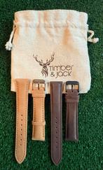 Timber & Jack horloge bandjes leder, Leer, Polshorloge, Nieuw, Ophalen
