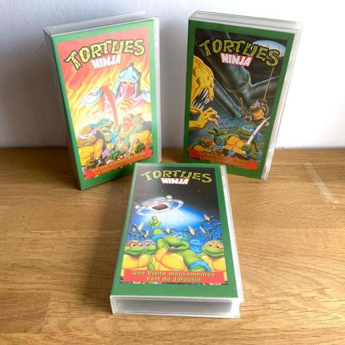 Veel van 3 VHS Ninja Turtles, Cd's en Dvd's, VHS | Kinderen en Jeugd, Zo goed als nieuw, Ophalen of Verzenden
