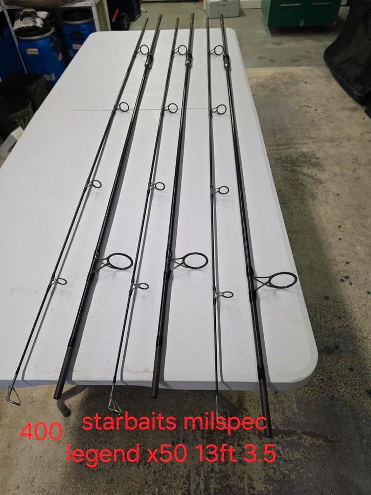 Starbaits milspec x50 afstandhengels., Watersport en Boten, Hengelsport | Karpervissen, Complete set, Ophalen