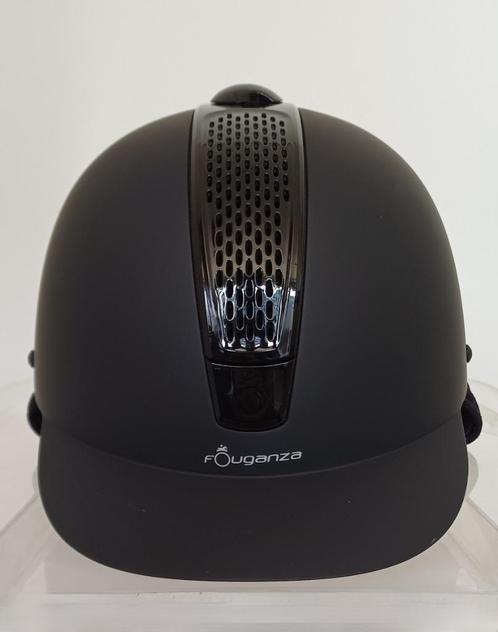Paardrijhelm Fouganza C700 Soft Touch - Maat 55, Dieren en Toebehoren, Paardrijkleding, Zo goed als nieuw, Dames, Heren, Kinderen