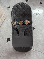 Babybjörn wipstoel antraciet + hoes en speeltje, Wipstoel, Met gordel(s) of riempje(s), Zo goed als nieuw, Ophalen