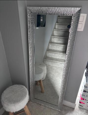Grand miroir argenté neuf