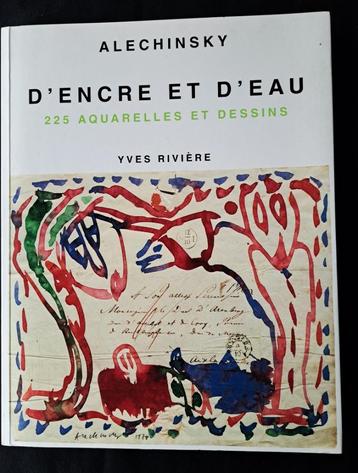 PIERRE ALECHINSKY. "D'encre et D'eau" gesigneerd & dedicatie beschikbaar voor biedingen