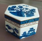 Vintage Royal Doulton Booths Real Old Willow. Hexagonal Box, Ophalen of Verzenden