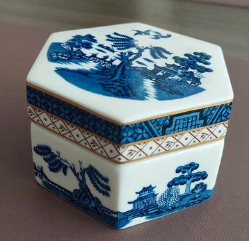 Vintage Royal Doulton Booths Véritable vieux saule. Boîte he, Enlèvement ou Envoi