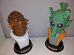 Star Wars Ackbar + Greedo Legendary bust 1/2 Signed Rare !!!, Comme neuf, Statue ou Buste, Enlèvement