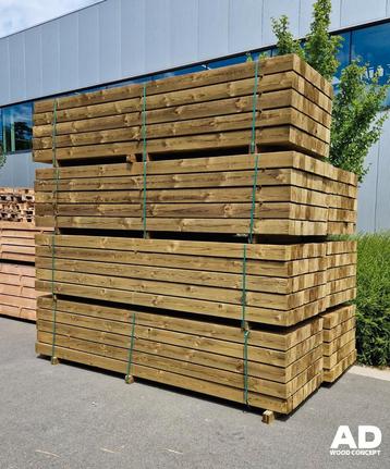 Geautoclaveerde balk - Houten palen beschikbaar voor biedingen