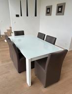 Table à manger avec 6 chaises, Enlèvement, Comme neuf