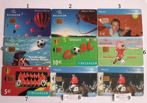 Telefoonkaarten Belgacom Kp 11 (9 stuks), Verzamelen, Telefoonkaarten, Ophalen of Verzenden