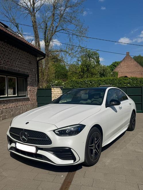 Mercedes C300e Hybride AMG-Line - pano - camera - full opt, Auto's, Mercedes-Benz, Particulier, C-Klasse, 360° camera, ABS, Achteruitrijcamera
