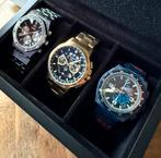 BOÎTE À MONTRES AVEC 3 MONTRES DE LUXE AU PRIX LE PLUS BAS !, Enlèvement ou Envoi, Neuf