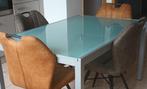 Table en verre avec rallonge, Ophalen, Gebruikt, 200 cm of meer, 50 tot 100 cm