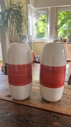 2 vases Ikea blanc et rose KNAPRIG, Ophalen of Verzenden, Zo goed als nieuw, Wit