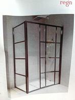 Cabine de douche 80 cm x 120 cm noire, neuve., Enlèvement