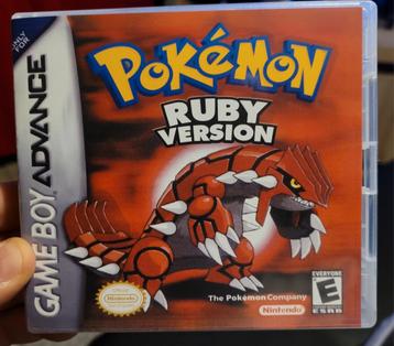 Jeux GAMEBOY Advance Pokemon : ruby version beschikbaar voor biedingen