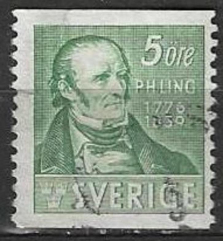 Zweden 1939/1942 - Yvert 273 - Pehr Henrik Ling (ST), Postzegels en Munten, Postzegels | Europa | Scandinavië, Zweden, Verzenden