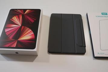 iPad Pro 11-inch (M1 CPU) 256GB Space Gray, Computers en Software, Apple iPads, Ophalen, 11 inch, Zo goed als nieuw, Apple iPad Pro