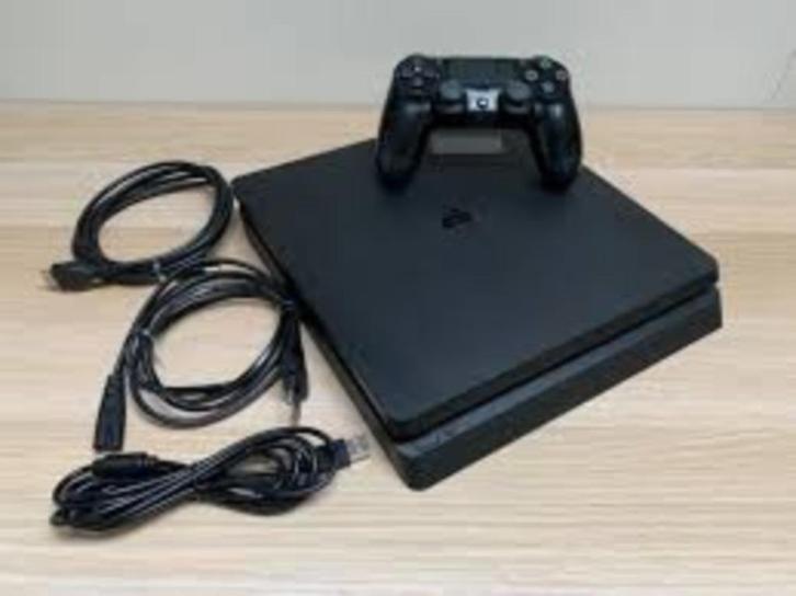 Ps4 slim 1 tb met Games, Games en Spelcomputers, Spelcomputers | Sony PlayStation 4, Zo goed als nieuw, Slim, 1 TB, Met 1 controller