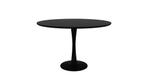Ethnicraft en chêne noir Torsion 127xH76, Maison & Meubles, Tables | Tables à manger, 100 à 150 cm, Rond, Comme neuf, 100 à 150 cm