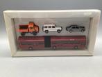 1:87 Wiking Mercedes Benz Set: Unimog G Klasse 190E O305 bus, Hobby en Vrije tijd, Modelauto's | 1:87, Ophalen of Verzenden, Wiking