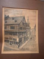 Oude tekening van henri de budt in zeer goede staat, Antiek en Kunst, Kunst | Tekeningen en Fotografie, Ophalen of Verzenden