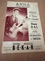 Oude bladmuziek — Brief voor Anna— Dany Dal (1963), Muziek en Instrumenten, Ophalen of Verzenden, Gebruikt