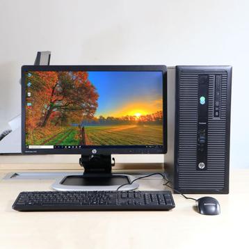 Ordinateur de bureau complet HP Prodesk i3+écran+home cinéma beschikbaar voor biedingen
