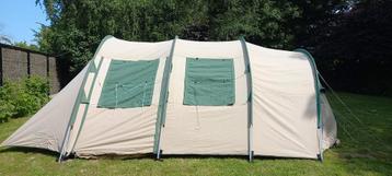 Parbat katoenen tent 6 personen., Caravans en Kamperen, Tenten, Ophalen, Zo goed als nieuw