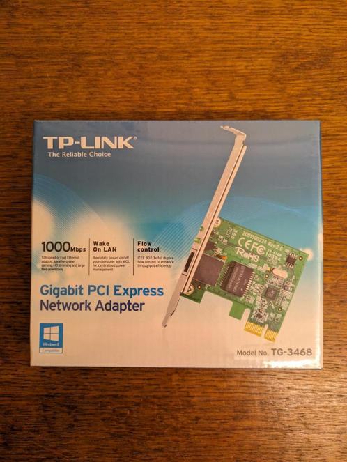 TP-Link TG-3468 Gigabit PCI netwerk adapter., Computers en Software, Netwerkkaarten, Nieuw, Intern, Ophalen of Verzenden
