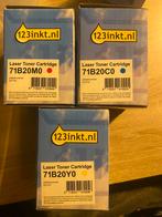 Cartouches toner laser couleur (x3) – Neuf, Enlèvement, Neuf, Toner