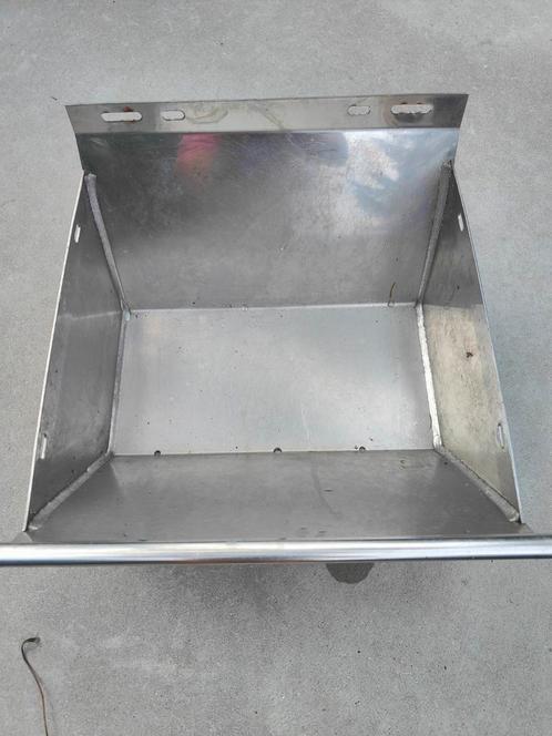 2 Inox voederbakken, Dieren en Toebehoren, Schapen, Geiten en Varkens