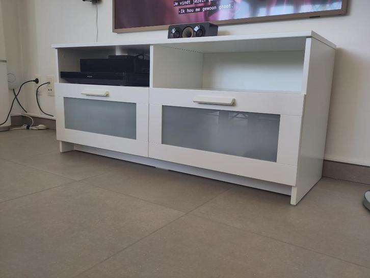 Brimnes TV-meubel, Huis en Inrichting, Kasten |Televisiemeubels, Gebruikt, Minder dan 100 cm, 100 tot 150 cm, 25 tot 50 cm, Overige houtsoorten