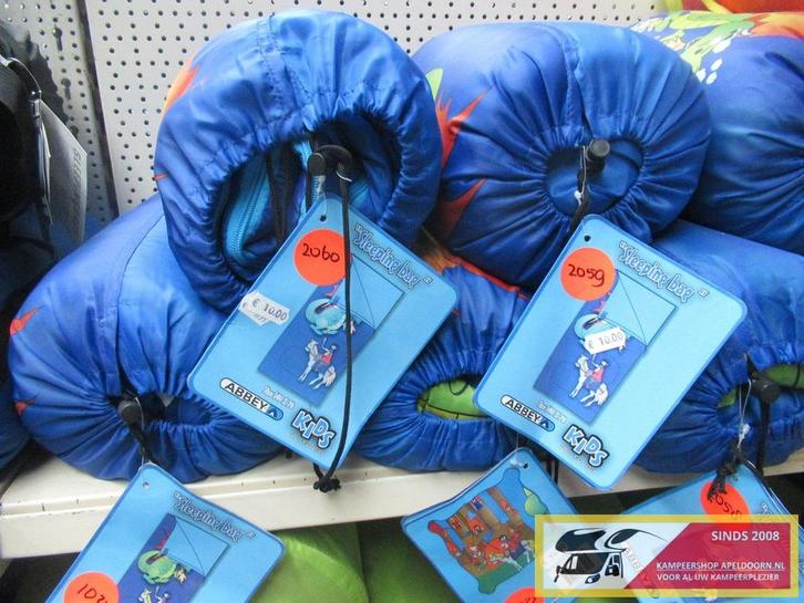 kinder slaapzak nr. 1030 t/m 1035, Caravans en Kamperen, Caravanaccessoires, Nieuw, Ophalen of Verzenden