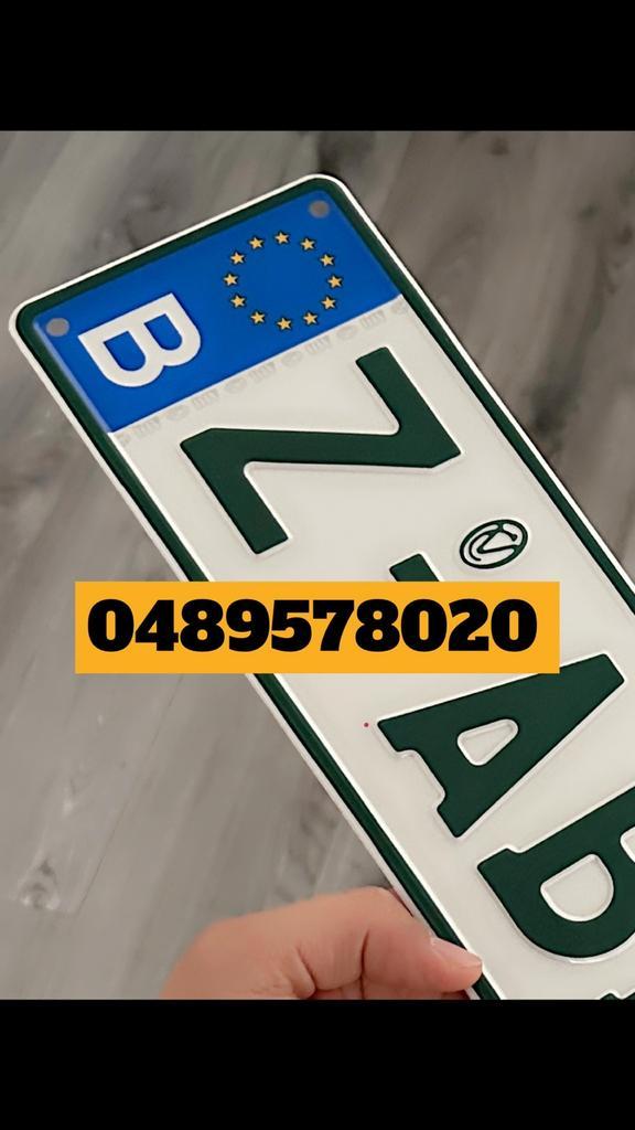 Z plaat nodig voor keuring of vervoer ? Maak direct afspraak, Auto diversen, Kentekenplaathouders, Nieuw, Ophalen