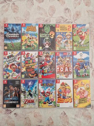 Verschillende Switch games te koop. beschikbaar voor biedingen