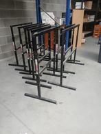 25€ Tréteaux métalliques noirs réglables hauteur et largeur, Bricolage & Construction, Échafaudages, Enlèvement, Comme neuf, Autres types