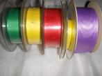 ruban taffetas et moiré polyester(lot de 99m50), Ophalen of Verzenden, Nieuw, Lint, Band of Elastiek