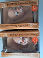 2 stoffen clown hoofdjes, Ophalen of Verzenden, Nieuw, Materiaal
