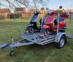 Aanhangwagen voor 3 motorfietsen, Ophalen, Zo goed als nieuw