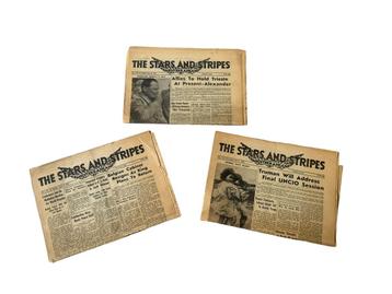 The Stars and Stripes kranten 1945