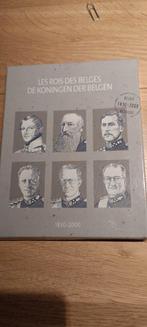 Postzegeldoos de Koningen der Belgen 1830-2000, Postzegels en Munten, Koninklijk huis, Orginele gom, Niet gestempeld, Ophalen of Verzenden