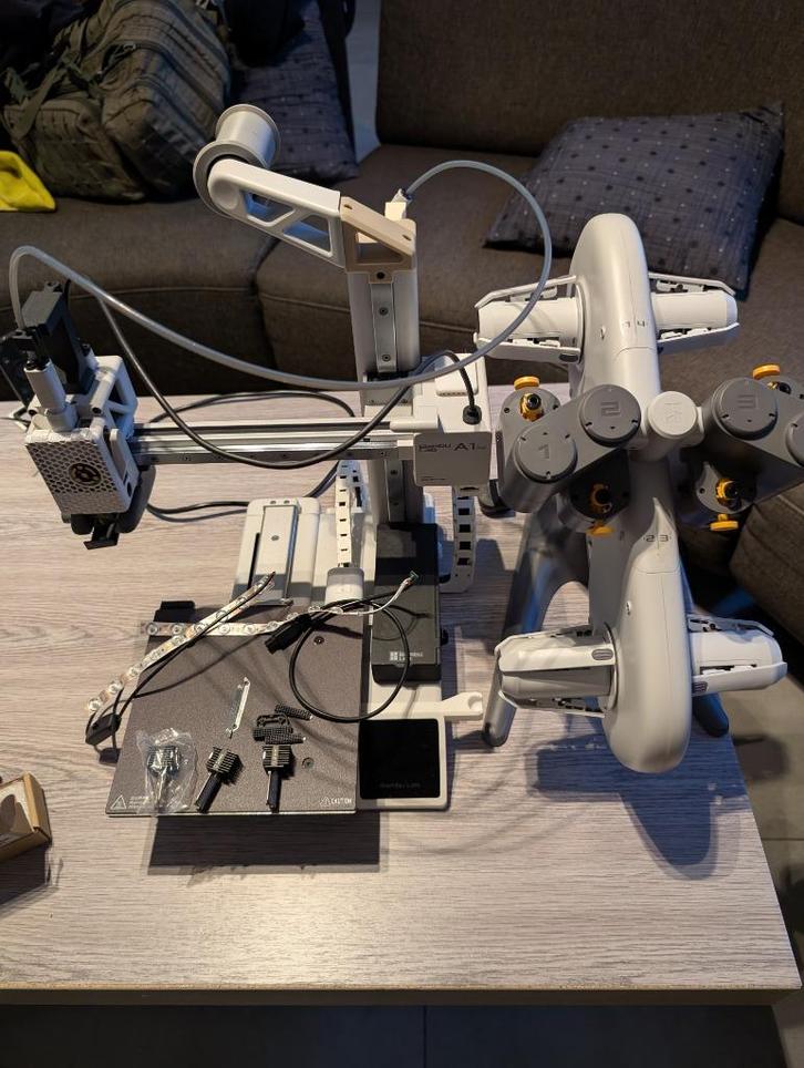 BambuLab A1 mini Combo, Computers en Software, 3D Printers, Zo goed als nieuw, Ingebouwde Wi-Fi, Ophalen of Verzenden