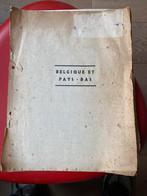 Illegaal vluchtschrift 1942 Belgique et Pays-Bas, Ophalen of Verzenden