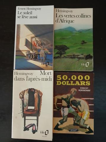 Ernest Hemingway - 4 boeken in zakformaat beschikbaar voor biedingen