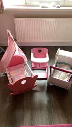 poppenwieg-stoel -wagen in roze, Kinderen en Baby's, Speelgoed | Poppen, Ophalen, Gebruikt