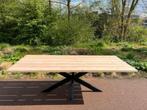 STIJLVOLLE TUINTAFEL 365 €/tafel. Aankoopprijs 895 euro., Tuin en Terras, Tuintafels, Ophalen, Zo goed als nieuw, Vierkant, Hout