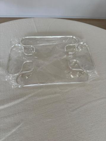 Maestri verzilverde schotel onderzetter - 26.5 x 19 cm beschikbaar voor biedingen